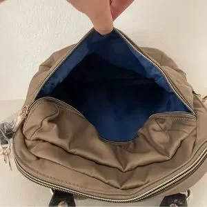 Bags | Taupe Tdn Nylon Backpack Scottish Brand | Poshmark display picture 2
